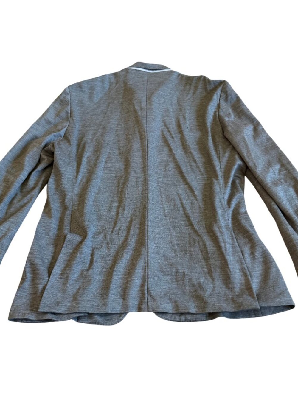 Hart Schaffner Marx Active Merino Wool Stretch Blazer Jacket Grey Size 48R Men's - Picture 6 of 14